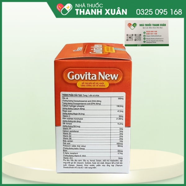 Govita New - Bổ sung vitamin và các khoáng chất cần thiết cho cơ thể